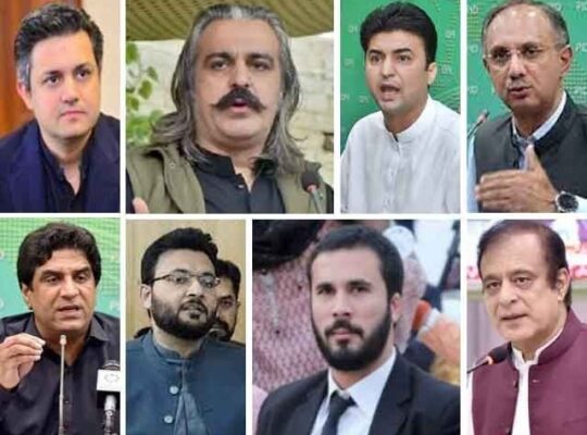 مراد سعید، عمر ایوب سمیت 10 پی ٹی آئی رہنماؤں کے دائمی وارنٹ گرفتاری جاری