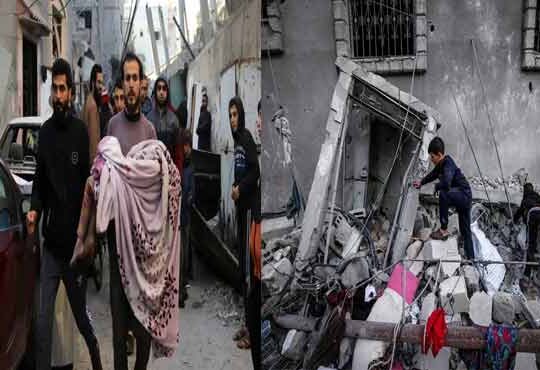 غزہ میں مسلسل اسرائیلی بمباری ، 24 گھنٹوں کے دوران 165 فلسطینی شہید